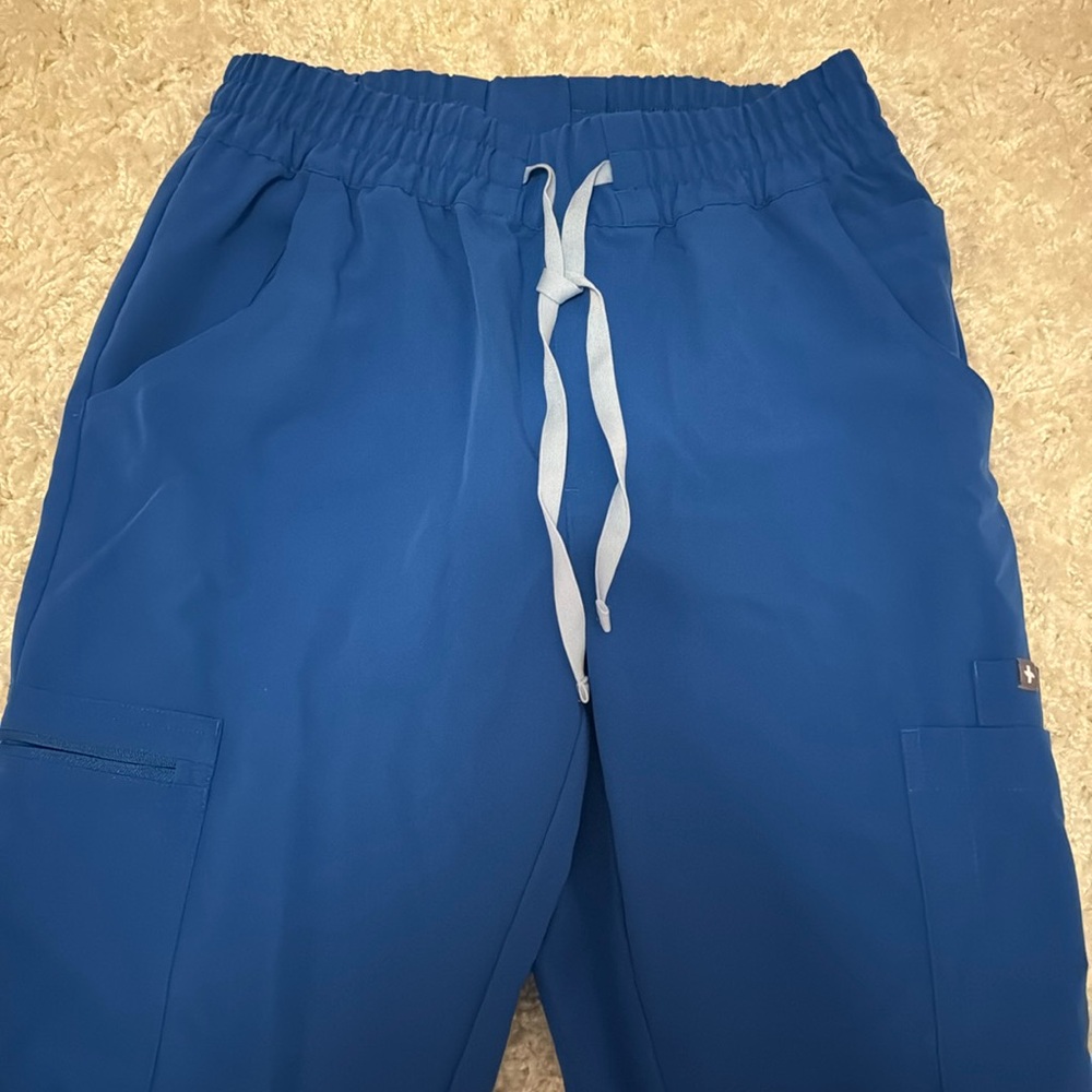 Never worn royal blue figs joggera
